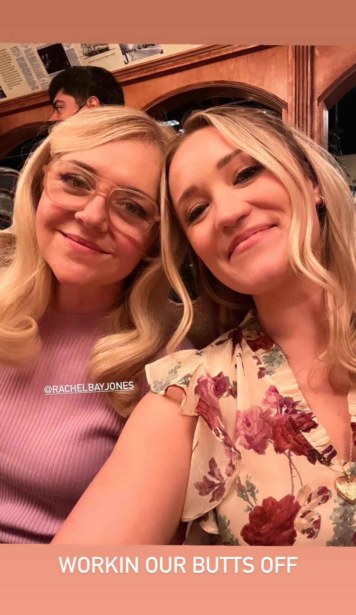 Rachel Bay Jones and Emily Osment in Young Sheldon series 7